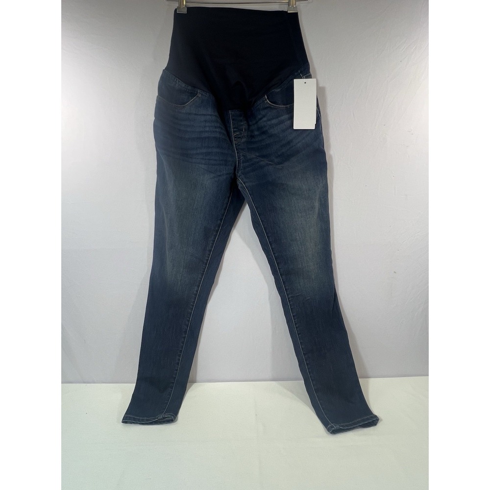 isabel maternity skynni size 4 (29")superstretch dark wash